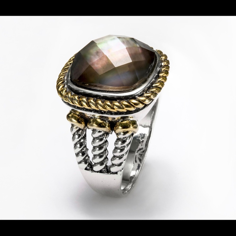 JOYA by Judy Crowell Doublet Ring Size 7 - Picture 4 of 6